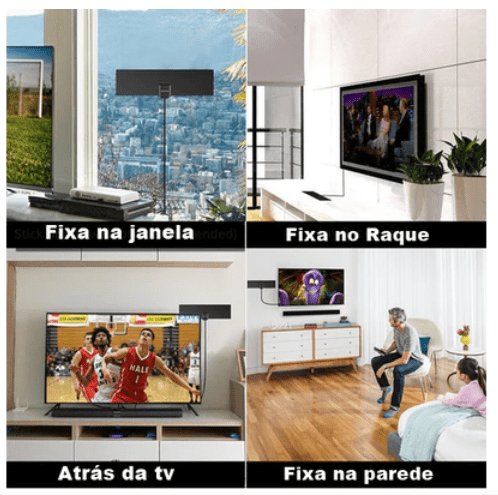 Antena Box HDTV 4k + Brinde - Libera + de 2.000 Canais Exclusivos de Graça